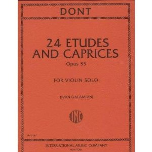 Dont, Jakob - 24 Etudes and Caprices Op. 35 - Violin solo - by Ivan Galamian - International